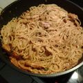 Spaghettis au thon 