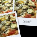 Pizza aux courgettes