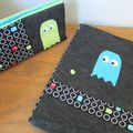 trousse et range ardoise pacman