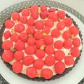 tarte sablée au chocolat et aux fraises