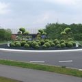 Rond-point à Schiefbahn (Allemagne)