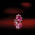 Impressive Burma (Mogok) unheated star ruby, ruby and diamond ring, Ice      