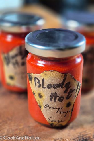 Sauce piment rouge fermenté et orange sanguine - bloody hot