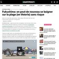 Fukushima : tout baigne !