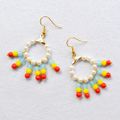 PandaHall tuto - boucles d’oreilles colorées