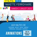 Fête de la navette ferroviaire - samedi 02 juillet 2022 à 10h à la Gare de Neuvic - nombreuses animations