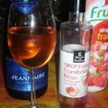 Champagne à la rose
