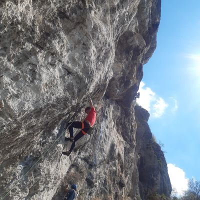 Avec le public derrière moi