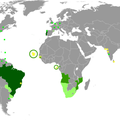 La langue portugaise dans le monde.