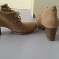 Bottines en daim, pointure 39 Bottines en daim,