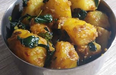 Aloo Methi (Pommes de terre aux feuilles de fenugrec)