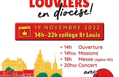 37éme Journée mondiale de la Jeunesse le samedi 19 novembre 2022 de 14h à 22h au Collège St Louis à Louviers