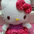 My plush Hello Kitty Check Ribbon from 2014 by Nakajima USA