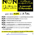 Boycott national du mercredi 13 novembre 2013.