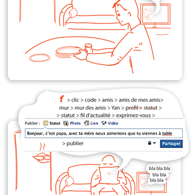 Facebook au secours des familles