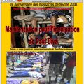 Commémoration des massacres de février 2008: manifestation pour l'inculpation de Paul Biya