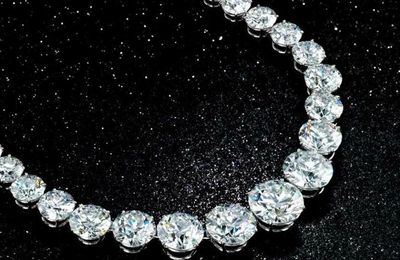 Diamond rivière necklace formerly owned by Zsa Zsa Gabor up for auction at Bonhams New York