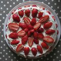 Savoie aux fraises et à la chantilly :