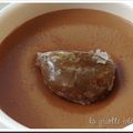 Petit pot de chocolat aux marrons glacés