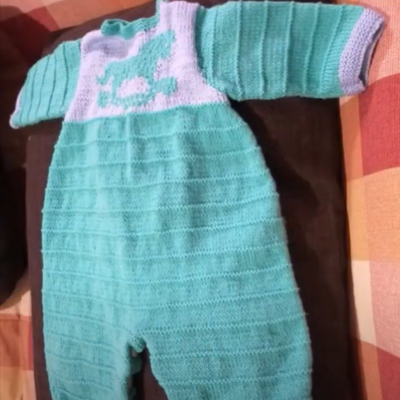 combinaison verte pour bebe