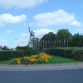 Rond-point à Montereau-Fault-Yonne