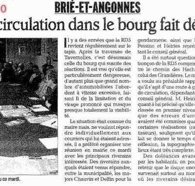 Réunion publique du 18 janvier 2010