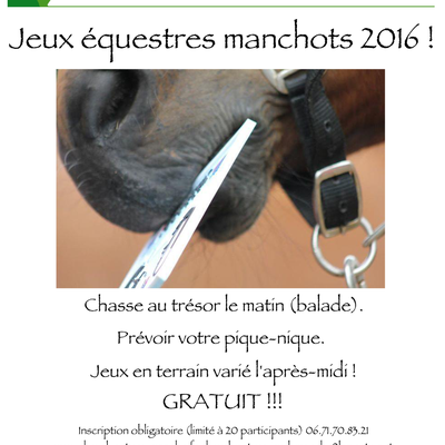 Jeux équestres manchots 2016 : chasse au trésor dimanche 2 octobre !