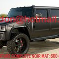 HUMMER H2 peindre carrosserie voiture noir ma