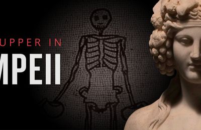 Last supper in Pompeii at the Ashmolean Museum, Oxford