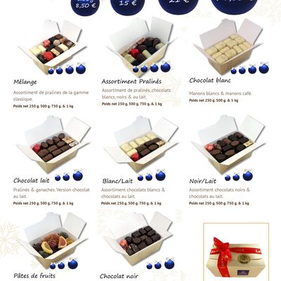 Chocolats de Noël Léonidas 2019