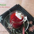 Compote de rhubarbe et fruits des champs, sans gluten et sans lactose