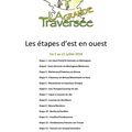 Les étapes de La grande Traversée