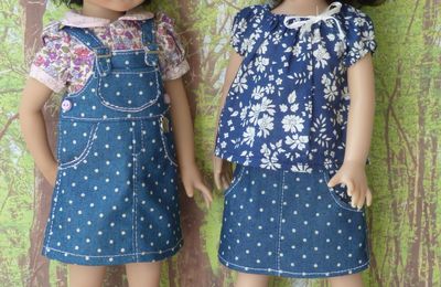Les tenues d'inter-saisons /petits pois: Leïla et Charlotte