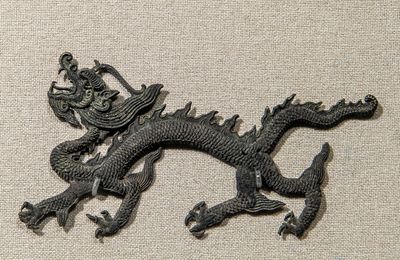 Tin water dragon, Song dynasty (960-1279)