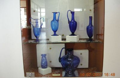 Exposition à l'archéosite de MONTANS (81) : L'art du verre soufflé de l'antiquité au XVIIIème siècle