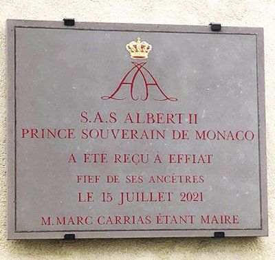 Albert II de Monaco et la lave émaillée