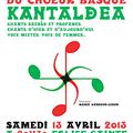 Concert basque le Samedi 13 Avril
