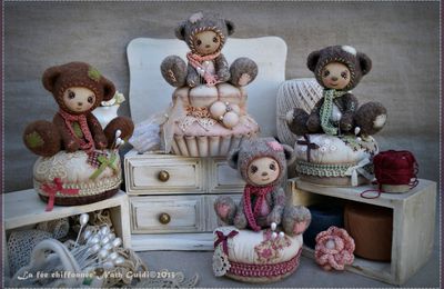 Un peu de shabby pour l'atelier couture !