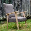 Nouveau look scandinave pour un vieux fauteuil années 70