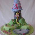 Gâteau tour de Raiponce - Rapunzel Tower Cake