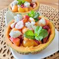 ...Salade de melon et fruits frais à la mozzarella de Cyril Lignac, tous encuisine recette d'été...