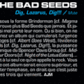 NICK CAVE & THE BAD SEEDS (Dig, Lazarus, Dig!!! /Mute) 