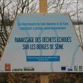 Réinventer la SEINE c'est surtout ramasser les déchets pour des berges saines ! Que fait Morin?