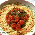 SPAGUETTI TOMATES CERISES, ROQUETTE