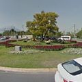 Rond-point à San Pedro Garza Garcia (Mexique)