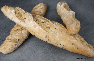 Baguettes aux céréales 