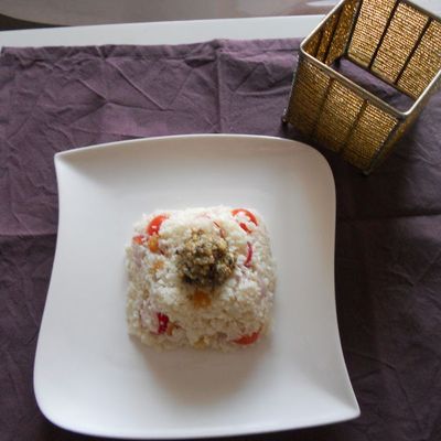 Ca, c'est du Klouk de compét': Taboulé de chou-fleur et son pesto de noix