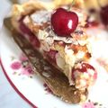 TARTE AUX CERISES ET AUX AMANDES