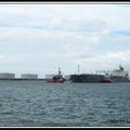 évitage du pétrolier ESTIA dans l'avant port du Havre