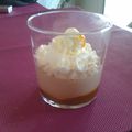 Pannacotta au thé "Eclat des 4 saisons", marmelade d'oranges amères et potimarron